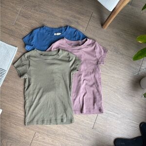 MADEWELL Cotton Tees *XS* set of 3